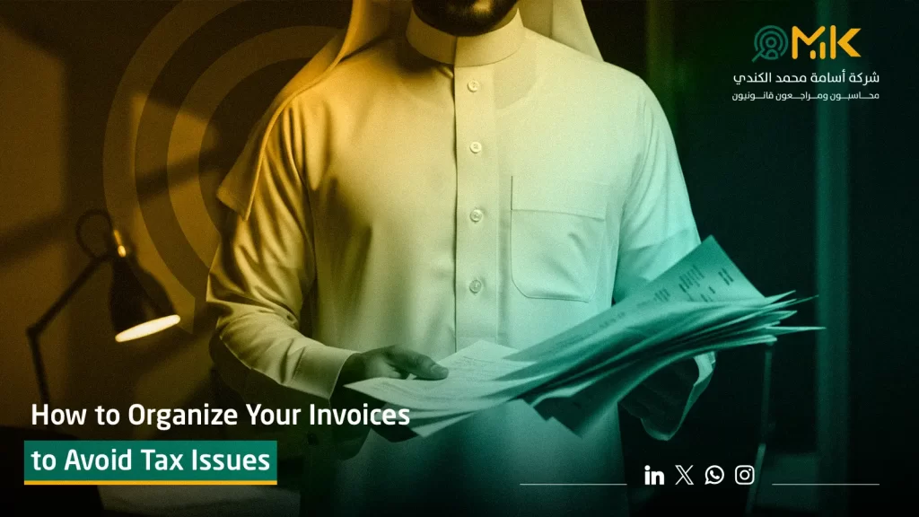 organize your invoices to avoid tax problems