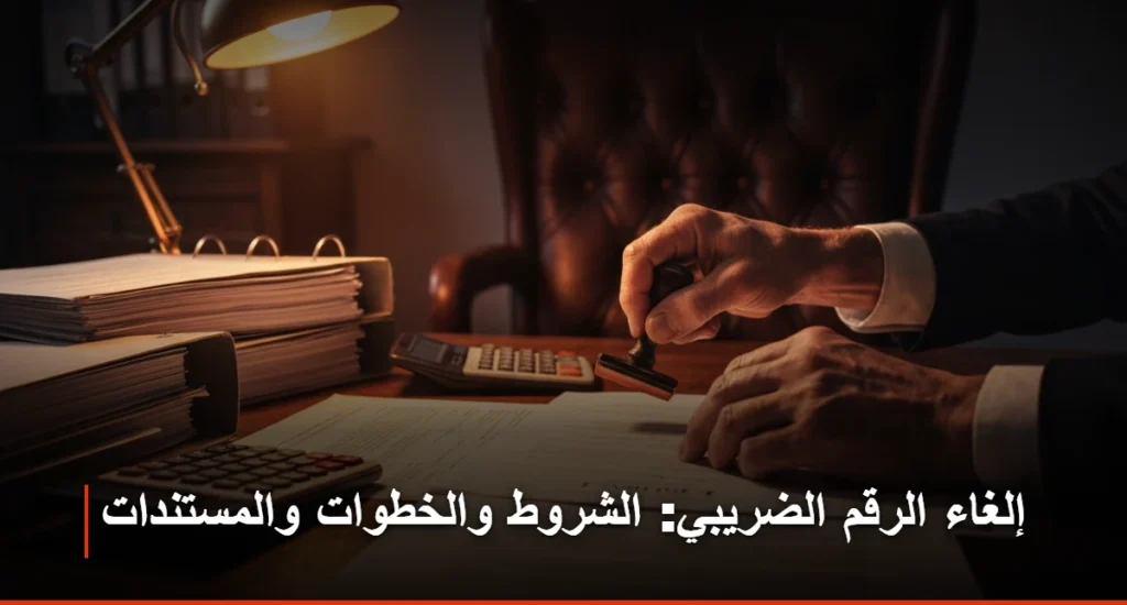 إلغاء الرقم الضريبي