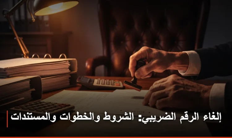 إلغاء الرقم الضريبي