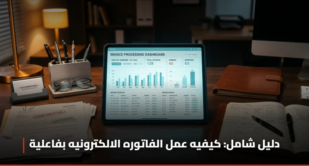 كيفيه عمل الفاتوره الالكترونيه