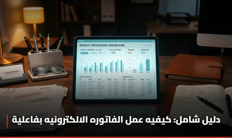 كيفيه عمل الفاتوره الالكترونيه