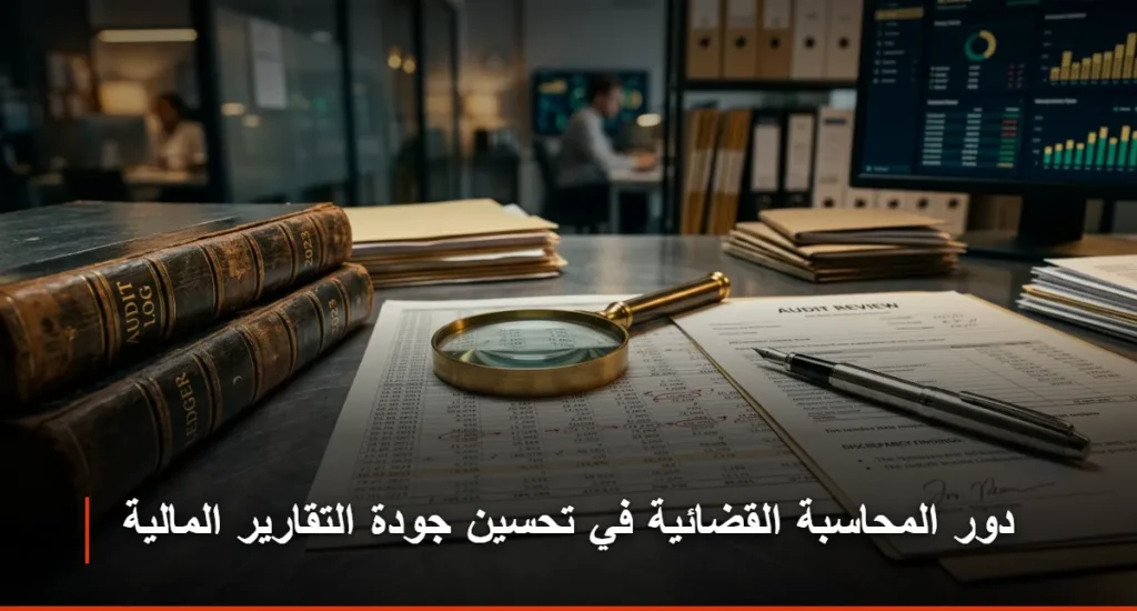 دور المحاسبة القضائية في تحسين جودة التقارير المالية