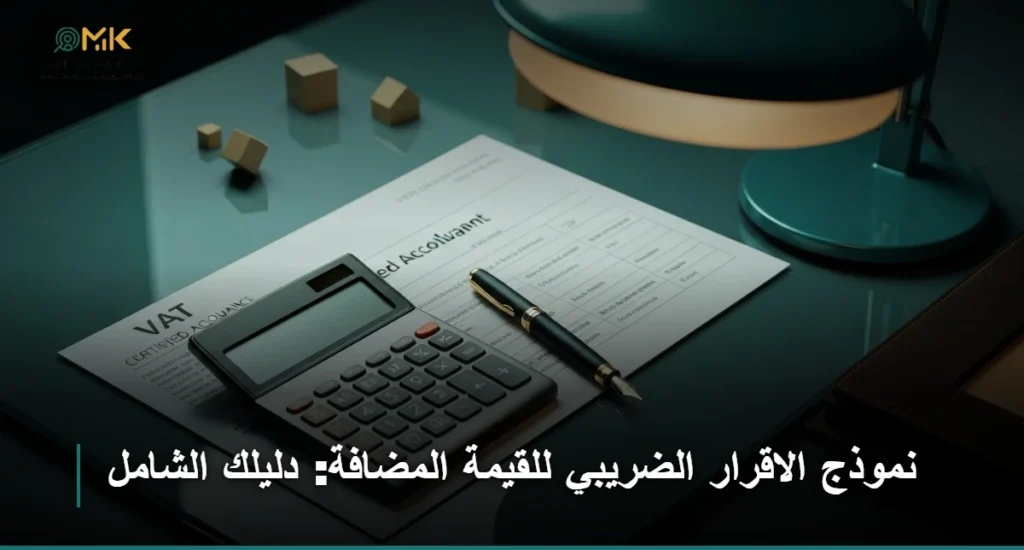 نموذج الاقرار الضريبي للقيمة المضافة