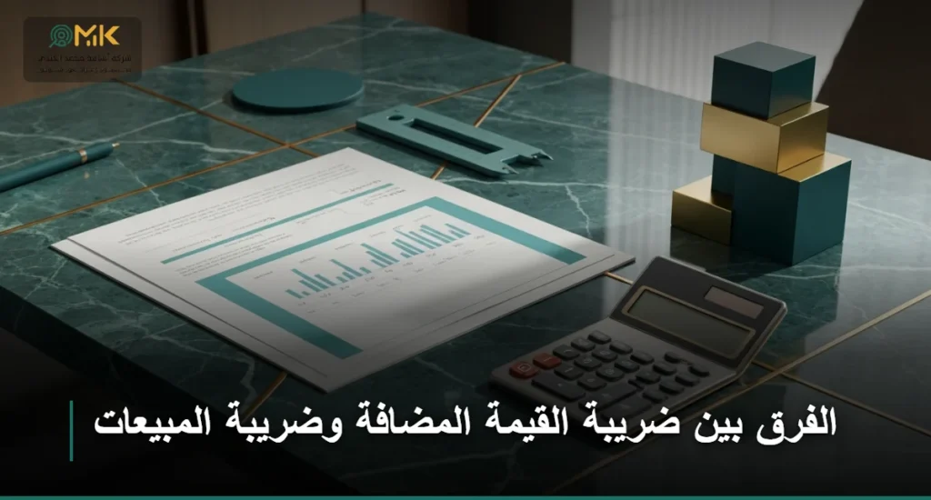 الفرق بين ضريبة القيمة المضافة وضريبة المبيعات