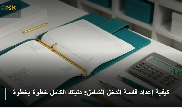 كيفية إعداد قائمة الدخل الشامل