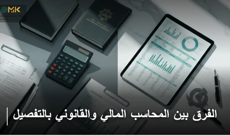 الفرق بين المحاسب المالي والقانوني