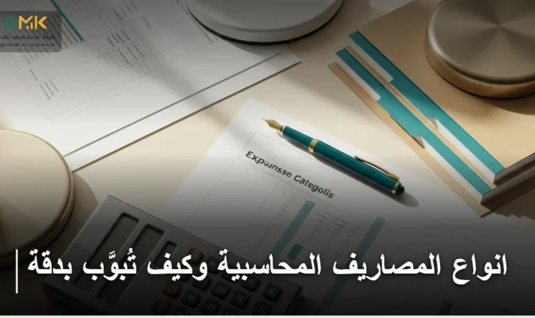 انواع المصاريف المحاسبية