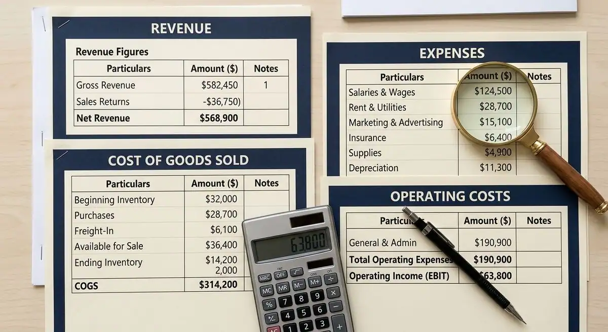 How to Calculate an Income Statement